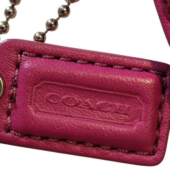Coach Audrey Op Art Swirl Fuchsia Pink Sequin Wristlet & Evening Clutch 6 x 4 - Picture 9 of 12